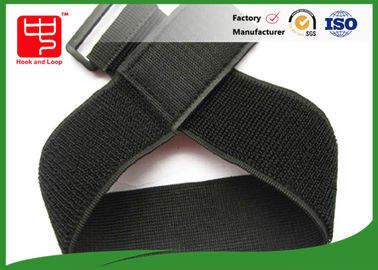 250 * 50mm rangschikken elastische riemen met velcro, elastische velcroband voor proper materiaal