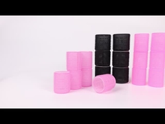 Soft Hook And Loop Hair Rollers / Sleeping Hair Curler Roll voor salonvrouwen