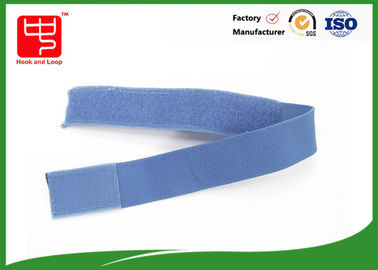 De blauwe kleuren sterke Elastische Klitband bindt nylon haak en lijn vriendschappelijke Eco vast -