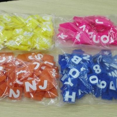 Op maat gedrukte alfabet letters nylon haak