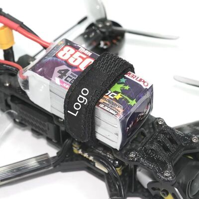 Verstelbare haak- en loopbanden met niet-glijde siliconen ruggengraat voor strak beveiligde batterijmontage en bescherming van elektronica