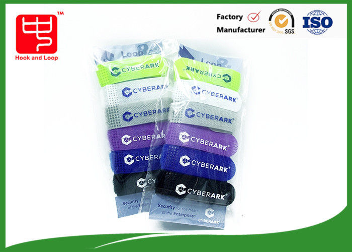 De gekleurde haak en lijn nylon kabelbanden 6pcs/doen geschikte/draagbare eigenschap in zakken