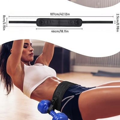Breed 2 inch verstelbaar heuptrainingsgordel voor dumbbells Aanbevolen afdruk